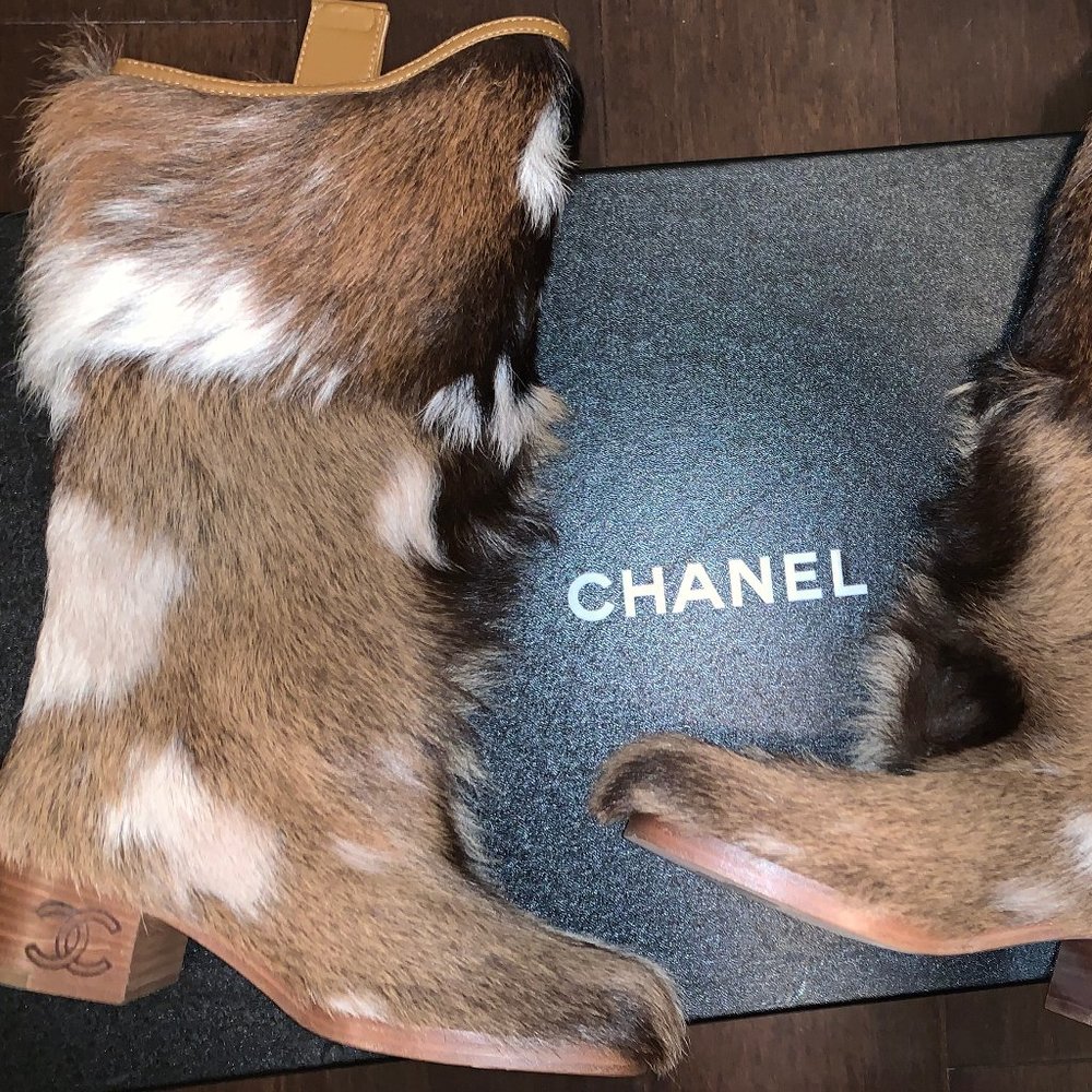 Chanel Paris Dallas Collection Cowboy Boots
